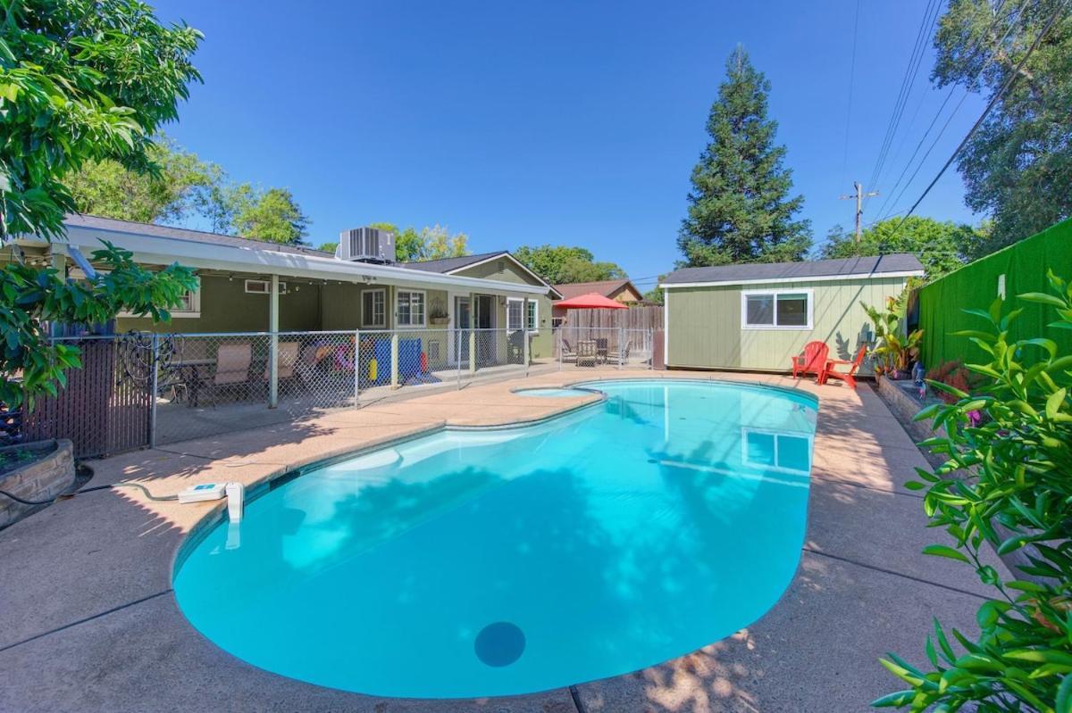 Villa Arden Calexpo Hottub Pool Firepit Bbq Nopetfee Sacramento